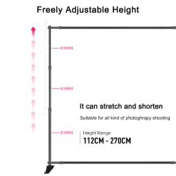 Background Stand Double-Crossbar Backdrop Frame Support System For Photography Photo Studio Video Muslin Green Screen