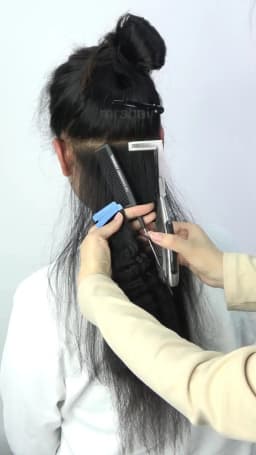 MRS HAIR Kinky Straight Tape in Extensions Tape Extensions Human Hair Cuticle Remy Yaki Tape in Hair Extensions 12-26 inch 20pcs