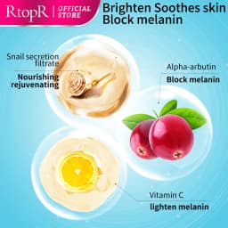 Vitamin C Snail Essence Anti-aging Anti-wrinkle Shrink Pores Whitening Moisturizing Essence Oil Control Face Essence Skin Care