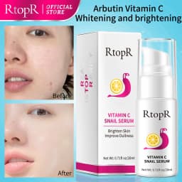 Vitamin C Snail Essence Anti-aging Anti-wrinkle Shrink Pores Whitening Moisturizing Essence Oil Control Face Essence Skin Care