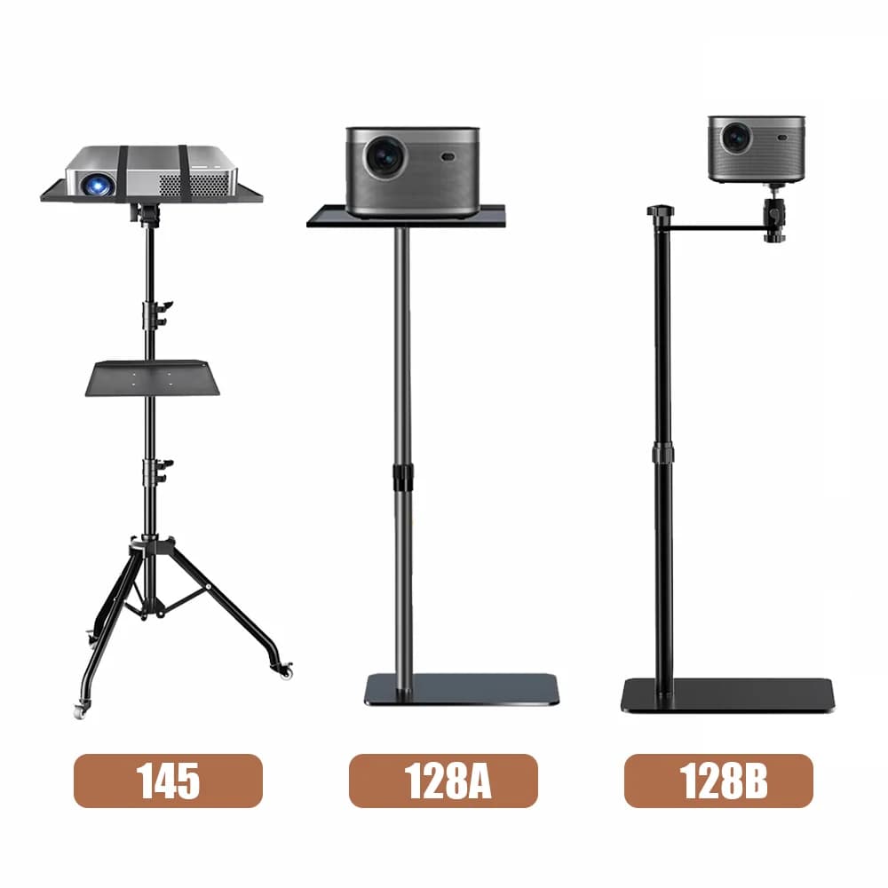 145cm Projector Tripod Stand Laptop Tripod Adjustable Height 23 to 63" Standing Desk Outdoor Computer Desk Stand for Studio