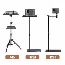 145cm Projector Tripod Stand Laptop Tripod Adjustable Height 23 to 63" Standing Desk Outdoor Computer Desk Stand for Studio