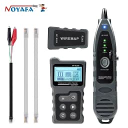 NOYAFA NF- 8209 Network Cable Tracker Cat5 Cat6 PoE Tester Detect Voltage Measure Fault Distance Cable Tester with NCV & Lamp