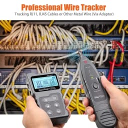 NOYAFA NF- 8209 Network Cable Tracker Cat5 Cat6 PoE Tester Detect Voltage Measure Fault Distance Cable Tester with NCV & Lamp
