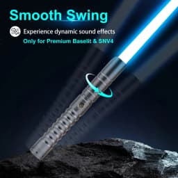 TXQSABER Lightsaber RGB Neo Pixel Smooth Swing Heavy Dueling Metal Hilt Type C Blaster Ghost Yoda Jedi Cosplay Toys Light Sword