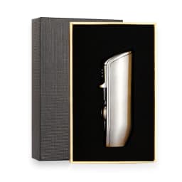 Lighter Metal 3 Jet Butane Gas Torch Smoking Lighter W/ Cigar Punch Stripe Sharp Cigar Lighter