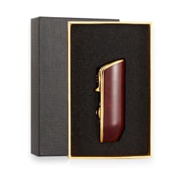Lighter Metal 3 Jet Butane Gas Torch Smoking Lighter W/ Cigar Punch Stripe Sharp Cigar Lighter