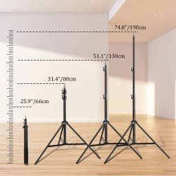 New 200cm Projector Tripod Stand Aluminum Alloy Holder 1/4'' Adjustable Height for Mount Laptop Projection Bracket Matching tray