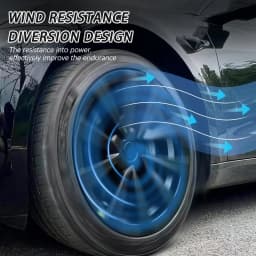 4PCS HubCap for Replacement Tesla Model 3 Wheel Cover Automobile 18 Inch Hub Cap Full Rim Cover Accessories 2018-2023 Wheel Cap