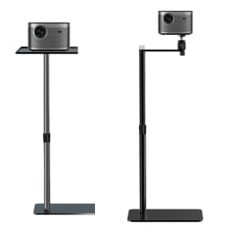 128cm/50Inch Floor Projector Support Stand Metal Holder Multi-angle Adjustable 360 PTZ Rotating Projector Bracket for Film Video