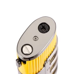 Luxury3 Jet Torch Cigars Lighter Windproof Metal Pocket Lighters Butane Refillable Flame Gas Lighter W/ Cigar Punch