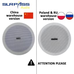 Home Background Music System 6 Inch 8ohm 15W Surround Sound Passive Audio passive Ceiling Speakers Loud for Roof Speakers Cinema