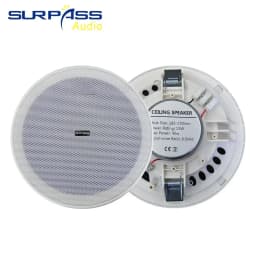 Home Background Music System 6 Inch 8ohm 15W Surround Sound Passive Audio passive Ceiling Speakers Loud for Roof Speakers Cinema