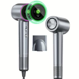 High Speed Hair Dryer 110,000 RPM BLDC Motor 1600W Ionic Negative Ion 5 Intelligent Modes LED Display for Home Travel