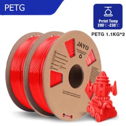 JAYO 3D Printer Filament PETG/PLA+/SILK/PLA/Marble/WoodTPU/ABS 2Roll 1.75mm Filament Environmental Material For 3D Pen & Printer