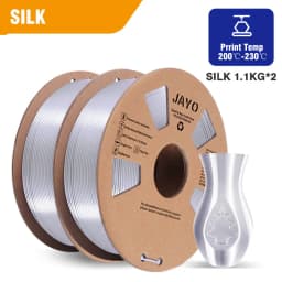 JAYO 3D Printer Filament PETG/PLA+/SILK/PLA/Marble/WoodTPU/ABS 2Roll 1.75mm Filament Environmental Material For 3D Pen & Printer