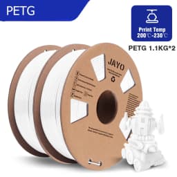 JAYO 3D Printer Filament PETG/PLA+/SILK/PLA/Marble/WoodTPU/ABS 2Roll 1.75mm Filament Environmental Material For 3D Pen & Printer