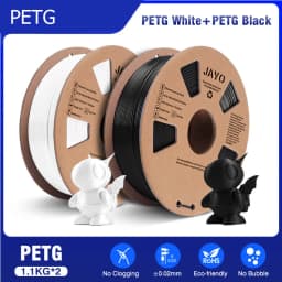 JAYO 3D Printer Filament PETG/PLA+/SILK/PLA/Marble/WoodTPU/ABS 2Roll 1.75mm Filament Environmental Material For 3D Pen & Printer