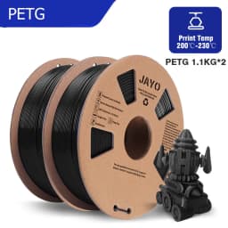 JAYO 3D Printer Filament PETG/PLA+/SILK/PLA/Marble/WoodTPU/ABS 2Roll 1.75mm Filament Environmental Material For 3D Pen & Printer