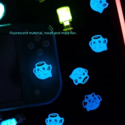 GeekShare Thumb Grip Caps Luminous Ghost Joystick Caps For Nintendo Switch Oled Silicone Cover For NS Accessories