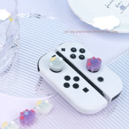 GeekShare Thumb Grip Caps Luminous Ghost Joystick Caps For Nintendo Switch Oled Silicone Cover For NS Accessories