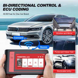 THINKCAR THINKTOOL MINI 2 CANFD Auto Car  Diagnostic Tools Obd2 Scanner Bi-directional Scan Tool 28 Resets Full System Diagnose