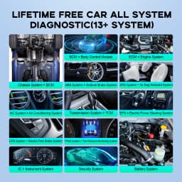 THINKCAR THINKDIAG Mini Car Diagnostic Tool OBD2 Bluetooth Scanner Tools All Cars Full System Diagnose Lifetime Free Code Reader