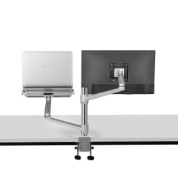OL-3L OL-3T Aluminum Silver Ergonomics 10'-17' Desk Laptop Stand 32' Monitor Desktop Bracket Computer Mount Full Motion Column