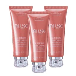 AILKE Natural Rose Facial Cleanser, Brightening, Reduce Dark Spots, Acne, Moisturizing, Clean Pores, Oil Control, 120ml/4.23 oz