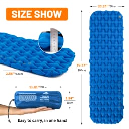 Naturehike Inflatable Mattress Air Mattress Ultralight Outdoor Sleeping Pad Folding Bed Sleeping Mat Hiking Camping Mattress