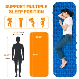 Naturehike Inflatable Mattress Air Mattress Ultralight Outdoor Sleeping Pad Folding Bed Sleeping Mat Hiking Camping Mattress