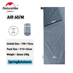 Naturehike Envelope-style Sleeping Bag LW180 Ultralight Cotton Splicing Double Sleeping Bags For Outdoor Camping Hiking Tourism