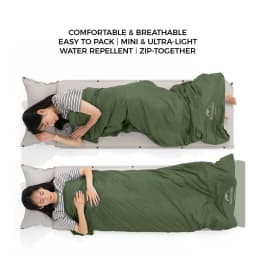 Naturehike Envelope-style Sleeping Bag LW180 Ultralight Cotton Splicing Double Sleeping Bags For Outdoor Camping Hiking Tourism