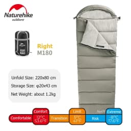 Naturehike Sleeping Bag Lightweight Waterproof Sleeping Bag Outdoor Camping Sleeping Bag Ultralight Winter Sleeping Bag