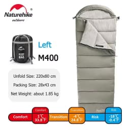 Naturehike Sleeping Bag Lightweight Waterproof Sleeping Bag Outdoor Camping Sleeping Bag Ultralight Winter Sleeping Bag
