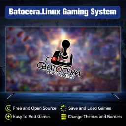 Batocera.Linux 35 2TB Gaming HDD Portable Game Hard Drive with 52000+ Games for PS3/PS2/Wii/WiiU/N64/MAME/SS, Compatible with PC