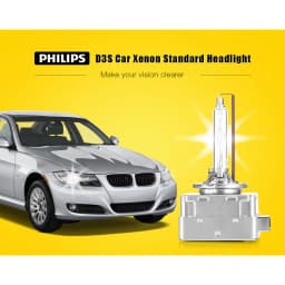 Philips HID D3S 35W Xenon Standard 4200K Auto Lamp Original Car Headlight Bright White Replacement Upgrade D3 ECE 42403C1, 1x