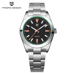 PAGANI DESIGN Green Sapphire Glass Men's Mechanical Watches Luxury Automatic Watch Men NH35A Stainless Steel Diving Sports Clock