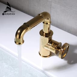Basin Faucets Black Color Brass Crane Bathroom Faucets Hot And Cold Water Mixer Tap Contemporary Mixer Tap Torneira WF-20A02
