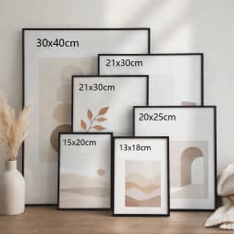Photo Frames 30x40 21x30 A4 15x20 13x18 Modern Metal Picture Frame Black Gold Plexiglass Wall Art Poster Canvas Print Home Decor