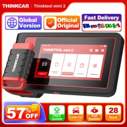 THINKCAR Thinktool Mini Car Diagnostic Tools Full System 28 Resets Free Update OBD2 Scanner ECU Coding Bi-directional Scan Tool