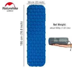 Naturehike FC10 FC01 Inflatable Mattress Air Mattress Camping Mat Ultralight Camping Mattress Sleeping Mat Nylon Sleeping Pad
