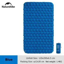 Naturehike FC10 FC01 Inflatable Mattress Air Mattress Camping Mat Ultralight Camping Mattress Sleeping Mat Nylon Sleeping Pad