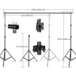 Photography Lighting Kit With 2x2M Photo Background Muslin Backdrops Softbox Light Stand Portable Bag Soft BoxFor Photo Studio