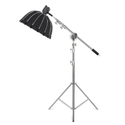 SH C Stand Stainless Steel Kit Light Stand With Weight Bag Photo Studio Accessories Extension Rod 2.49M Length Arm Cross Boom