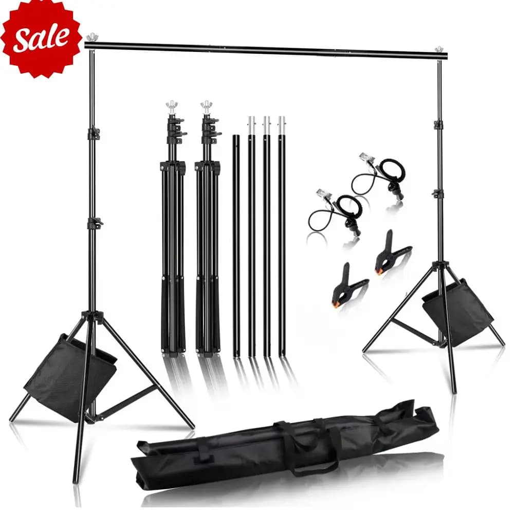 2.6X3M 2X3M 2X2M Photography Background Stand Adjust Green Screen Backdrops Chromakey Support System Frame Chroma Video Wedding