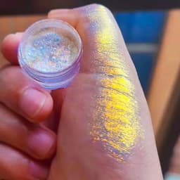 35Colors Phantom Chameleon Holographic Mirror Powder Net1-2g Colorful Magic Mirror Nail Rubbing Powder DIY Christmas Mirror Dust
