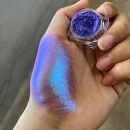 35Colors Phantom Chameleon Holographic Mirror Powder Net1-2g Colorful Magic Mirror Nail Rubbing Powder DIY Christmas Mirror Dust