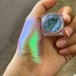 35Colors Phantom Chameleon Holographic Mirror Powder Net1-2g Colorful Magic Mirror Nail Rubbing Powder DIY Christmas Mirror Dust
