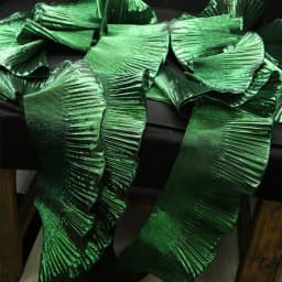 1 Yard Metallic Big Wave Lace Fabric Sew Dress Accessories 15CM Wide and Christmas Holiday Decorative Accessories